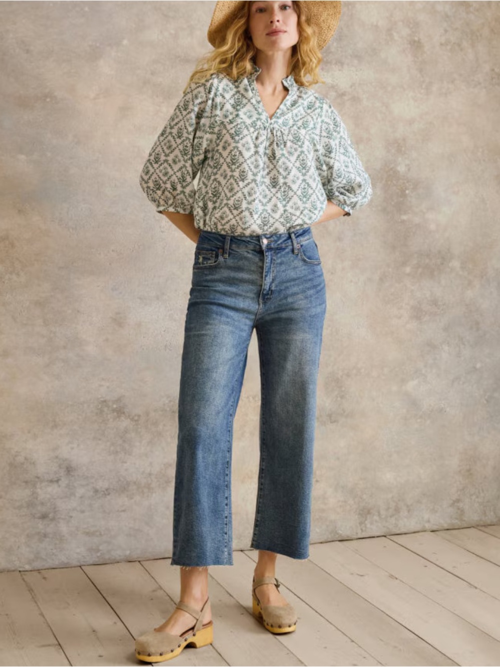 Oliver Logan Aberdeen Cropped Jeans size 28